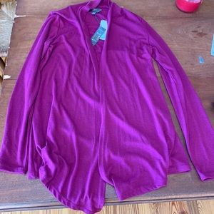 Mix by 41 hawthorn cardigan- maroon/purple
